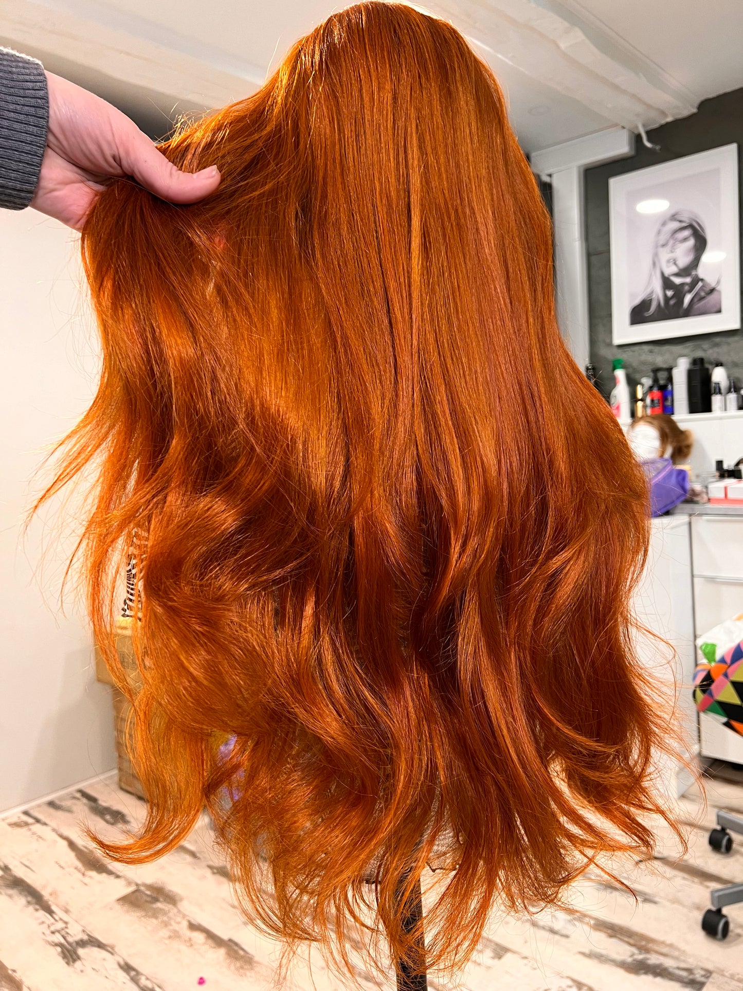 Copper T Lace Synthetic Wig