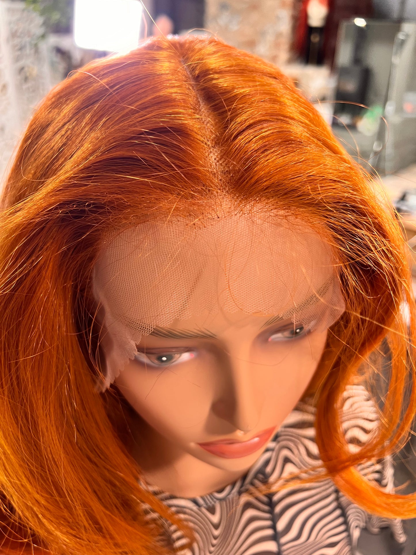 Copper T Lace Synthetic Wig